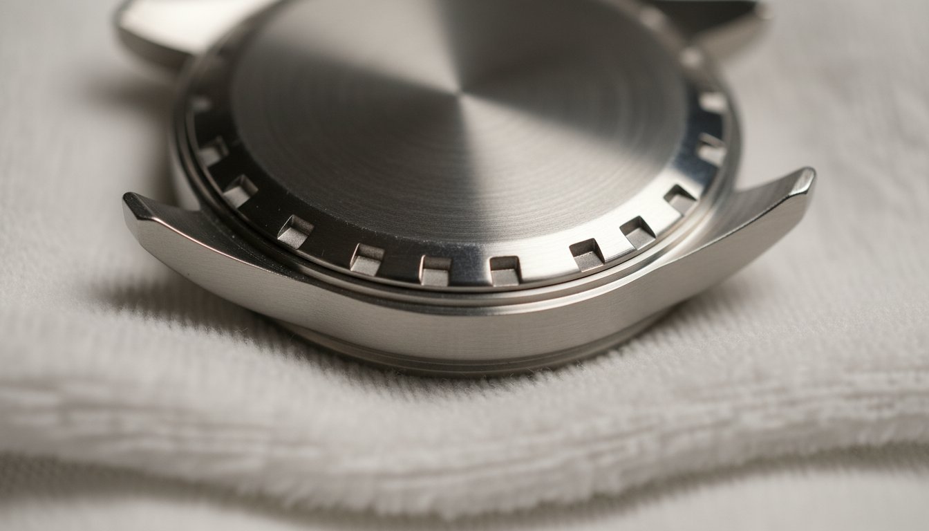 Changer pile montre Fossil - fond de boitier visse avec encoches