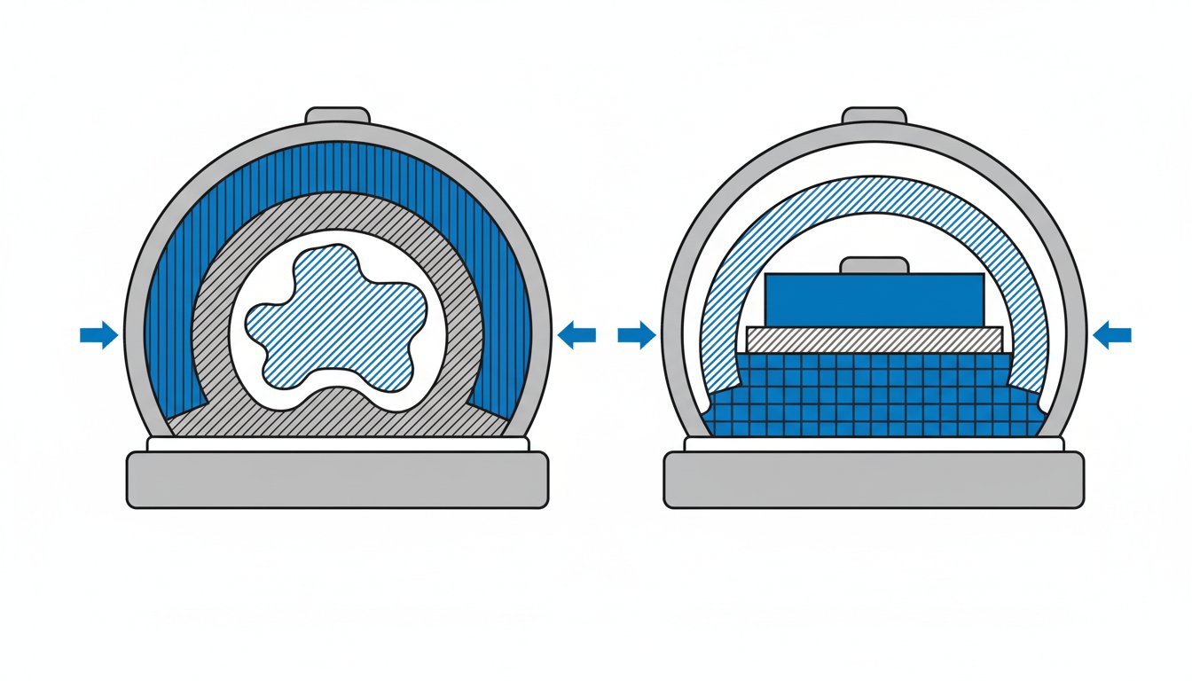 Changer pile montre - coupe d'une pile bouton oxyde d'argent et lithium