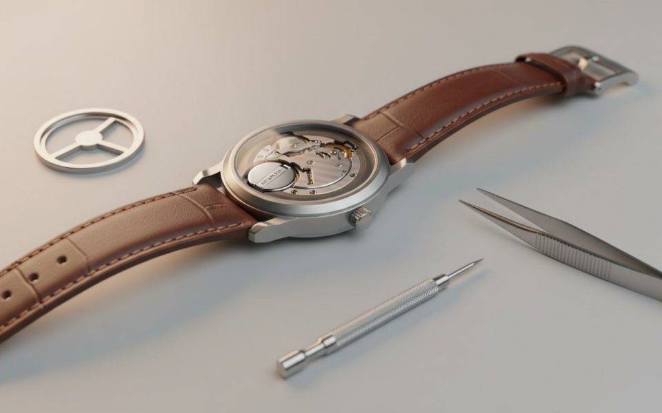 Prix changer pile montre - atelier horloger avec pile bouton et outils