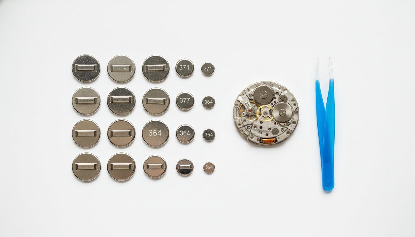 Prix changer pile montre - différentes piles bouton oxyde argent