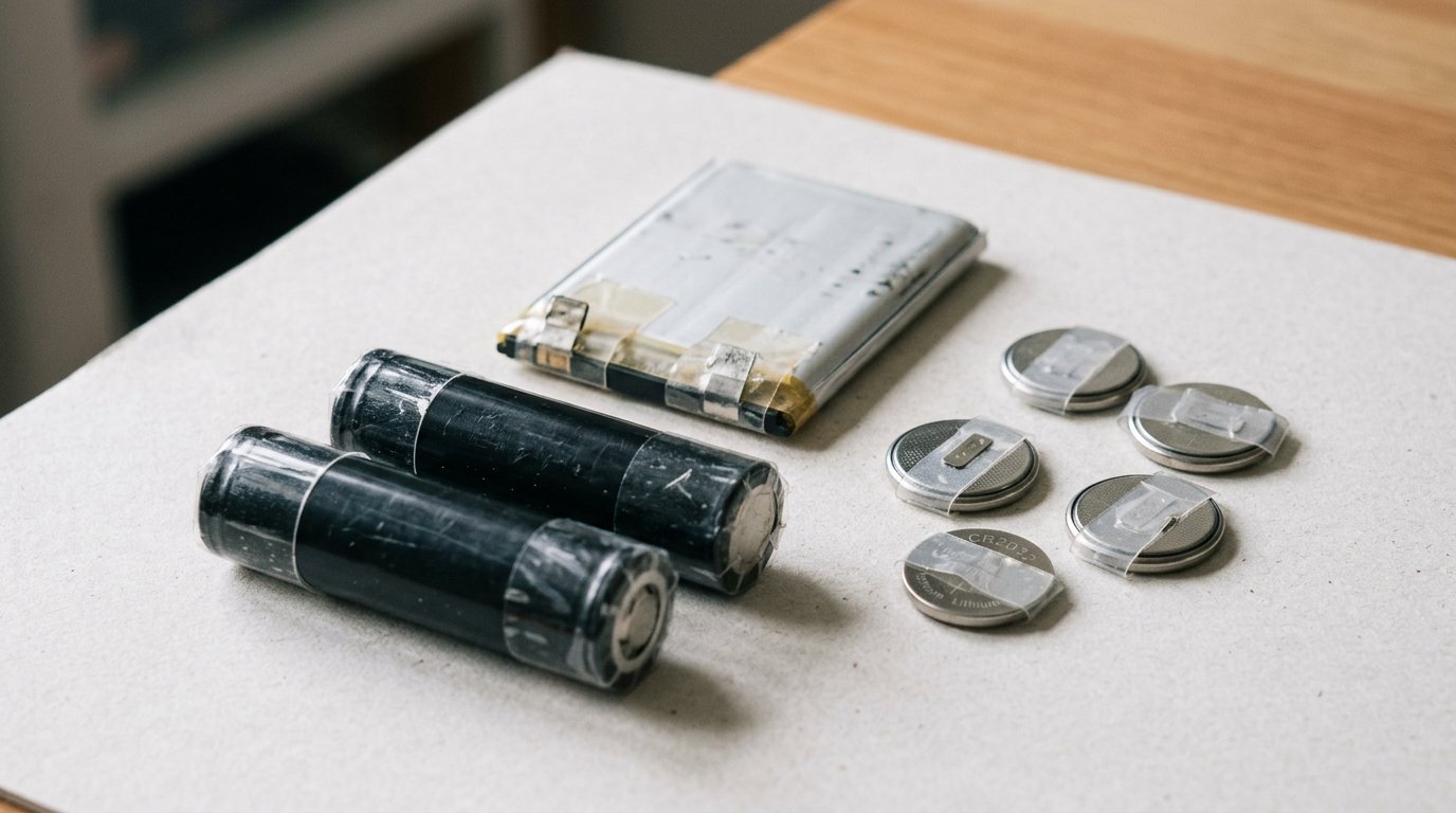 Ou jeter pile lithium - piles lithium usagees pretes a etre deposees en point de collecte