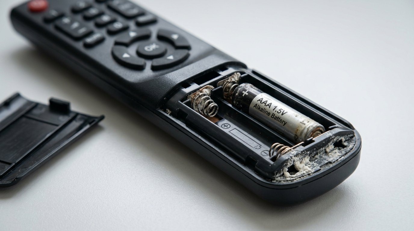 Durée de vie pile telecommande orange - compartiment de piles usagées