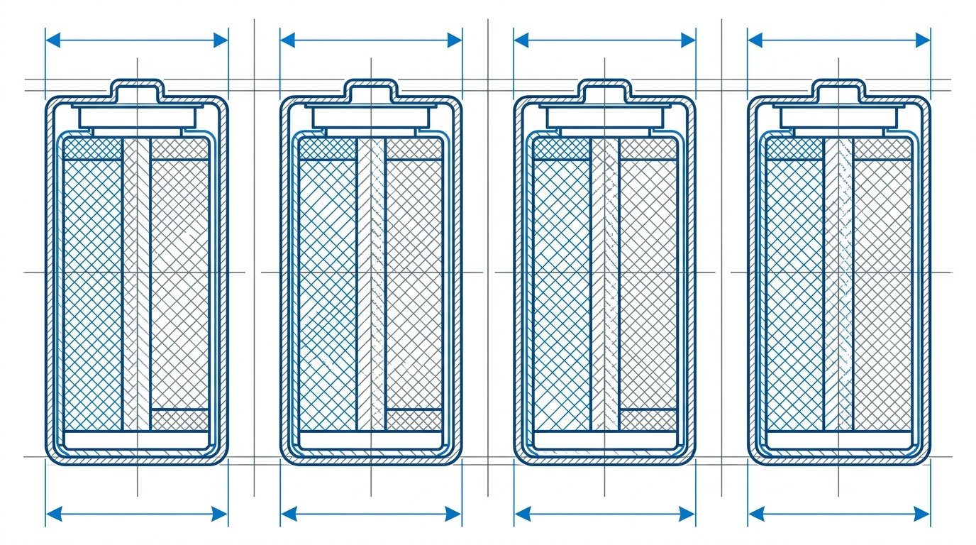 Équivalence pile SR44 - grille comparative des formats de piles bouton