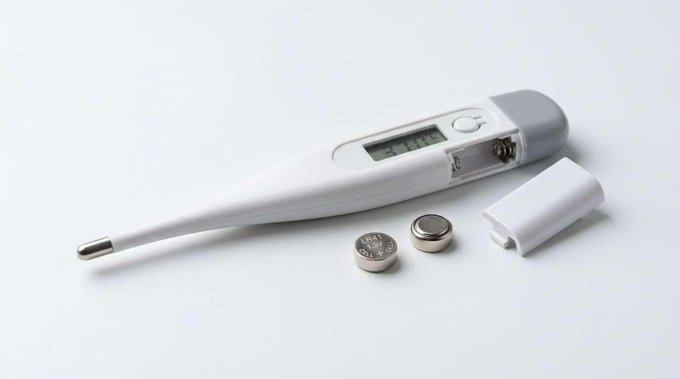 Pile LR41 thermometre quelle reference - thermometre digital ouvert avec ses piles bouton