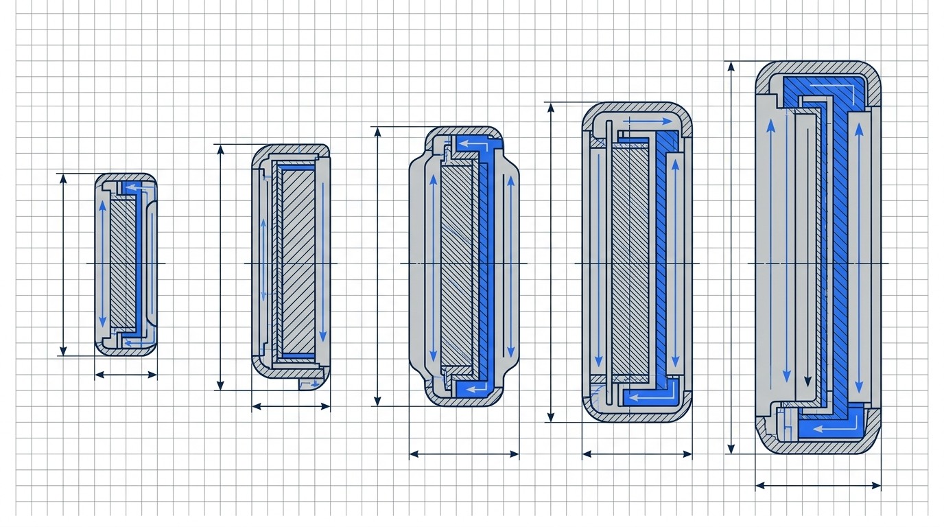 Pile bouton lithium vs alcaline comparatif - tailles de piles bouton par diamètre