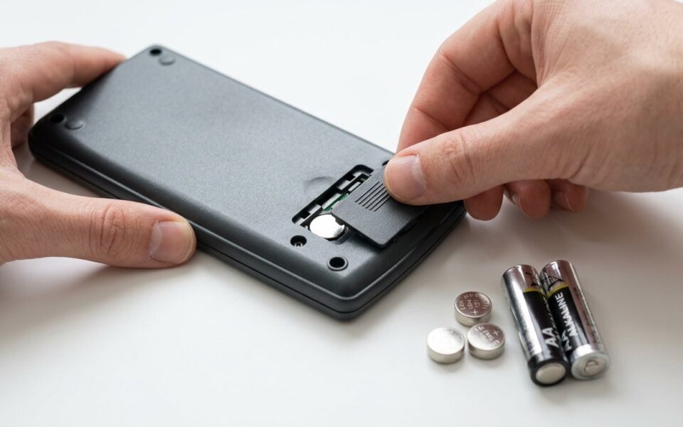 Quelle pile pour calculatrice - remplacement d une pile bouton