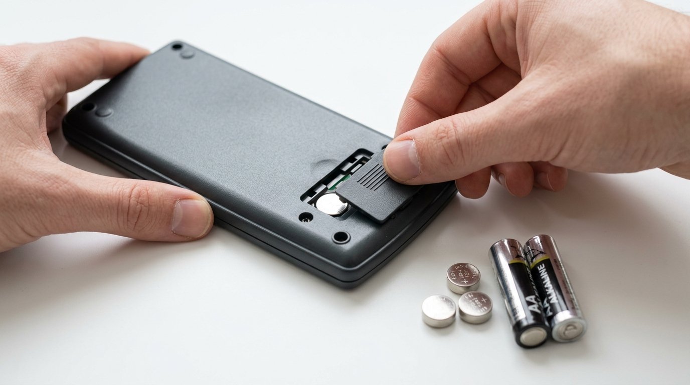 Quelle pile pour calculatrice - remplacement d une pile bouton