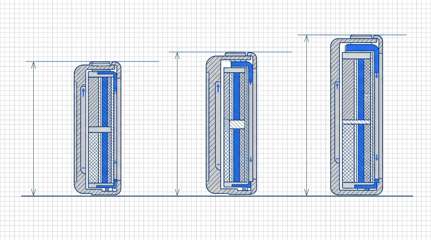 Pile CR1620 équivalence - comparaison de tailles avec d'autres piles bouton
