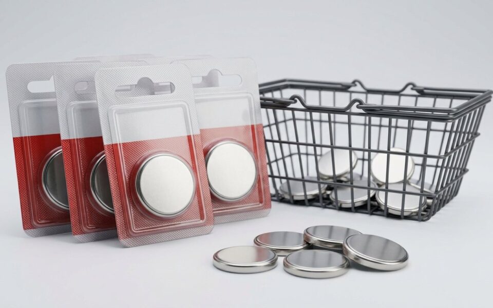 Pile CR2450 où acheter - piles bouton lithium en blister et panier d'achat