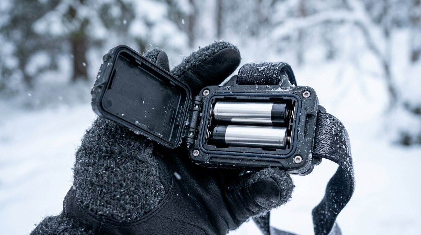 Pile lithium vs alcaline guide complet - lampe frontale à piles AA utilisée dans le froid